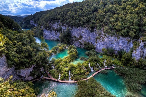 Plitvice Lakes in Croatia