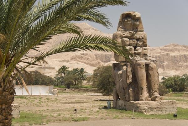 The Colossi of Memnon in Luxor