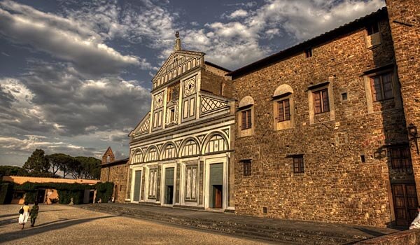 The church of San Miniato al Monte in Florence