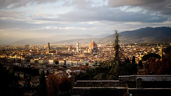 The view of Florence from San Miniato al Monte