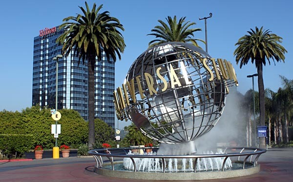 The Universal Studios sign