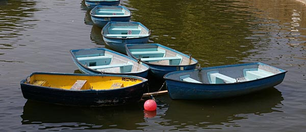 Boats on the Royal Military Canal in Kent