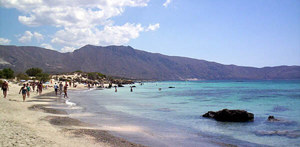 Elafonisi Beach near Crete