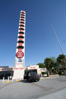 The World's Largest Thermometer in Baker, CA