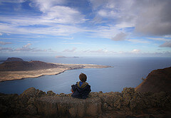 La Graciosa at Mirador del Rio