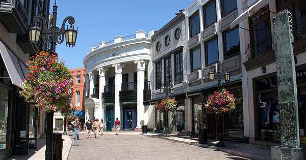 The Rodeo Drive shops