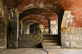 Hallways in Fort Knox