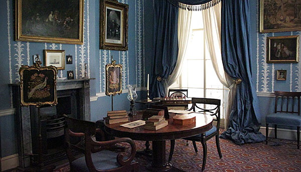 Drawing room at the Geffrye Museum