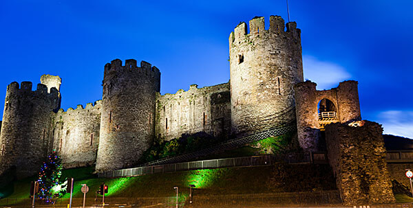 Conwy Castle in North Wales