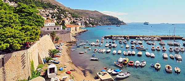 Boats in Dubrovnik