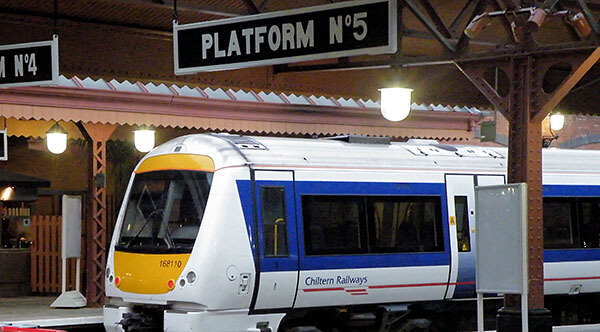 Moor Street Station platform, Birmingham