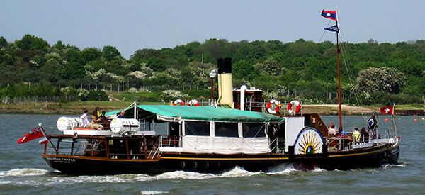 The paddle steamer Kingswear Castle