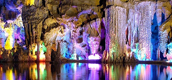 The Reed Flute Cave in China