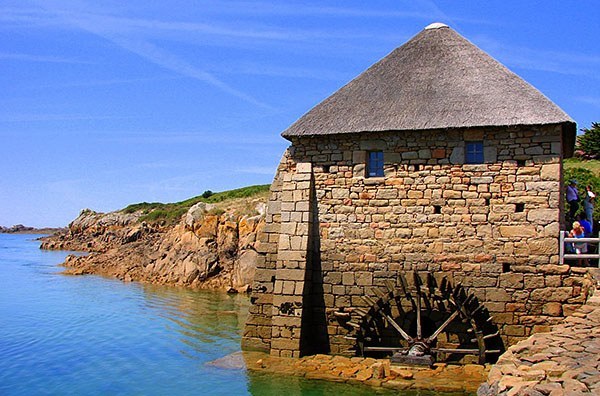 Mill in Brittany, France