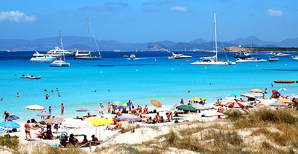 Playa de ses Illetes in Formentera