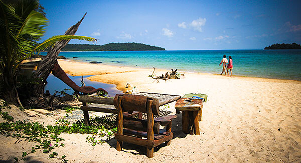 Beach in Koh Rong, Cambodia