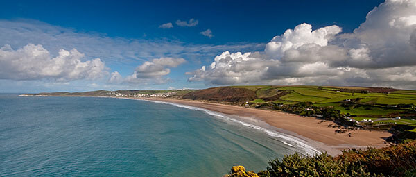 View over Woolacombe Bay, Devon