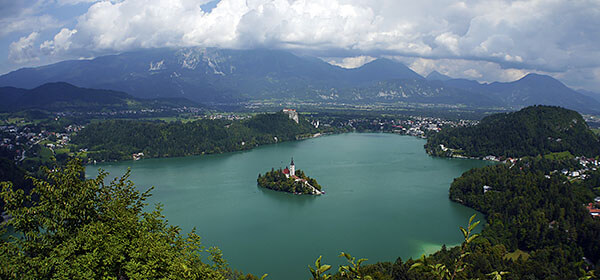 View over Lake Bled, Slovenia