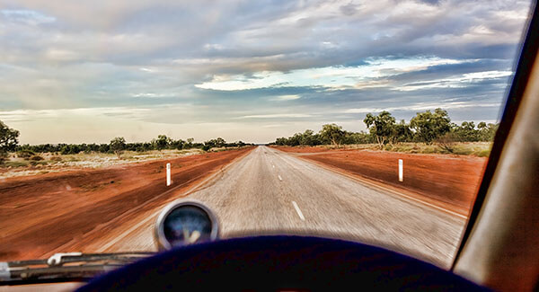 Road in the Australian Outback