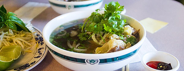 Vietnamese pho soup