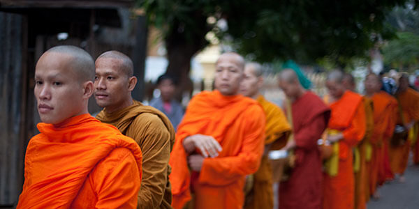 Monks in Luang Prabang