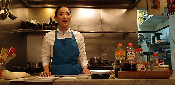 Atsuko in the kitchen