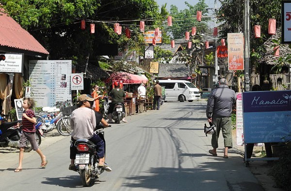 Pai town in Thailand