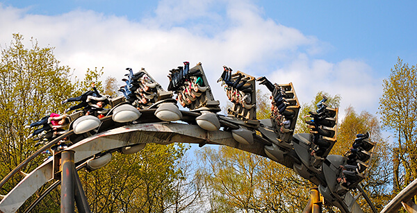Rollercoaster at Alton Towers