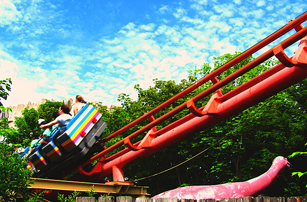 Rollercoaster at Pleasure Beach