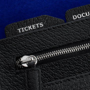 Interior detail of Kiki James travel wallet