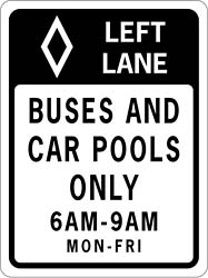 Sharing a car means you can use the quick car pool lane.