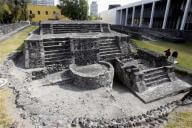 Ancient pyramid found in central Mexico City.