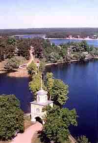 A tranquil lake in Russia