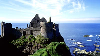 Dunluce Castle in Ireland