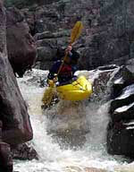 Whitewater kayaking in Colorado rivers