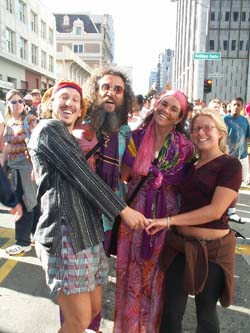 A few hippies in New York