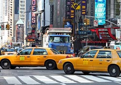 A New York street scene