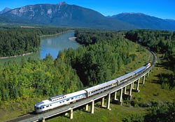 Canadian train travel