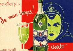 Poster of Pernod bottle