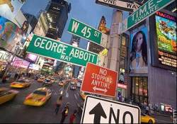 Street signs in New York City