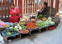 Durbar Square market in Kathmandu