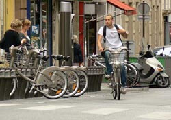 Velib bike in Paris