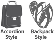 Checkpoint friendly laptop bag designs