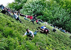 Cheese rolling at Cooper’s Hill