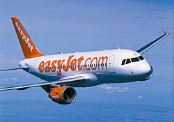 easyJet airplane