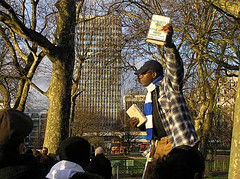 Speakers Corner in Hyde Park, London - photo by Benderish