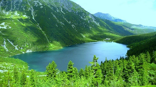 Morskie Oko lake in Tatra National Park, Poland