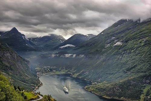 A fjord in Norway