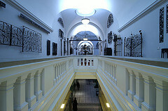 Interior of the Victoria and Albert Museum in London