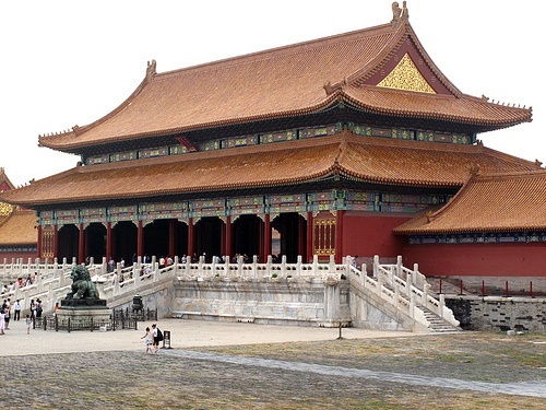 The Gate of Supreme Harmony at the Forbidden City in Beijing, China